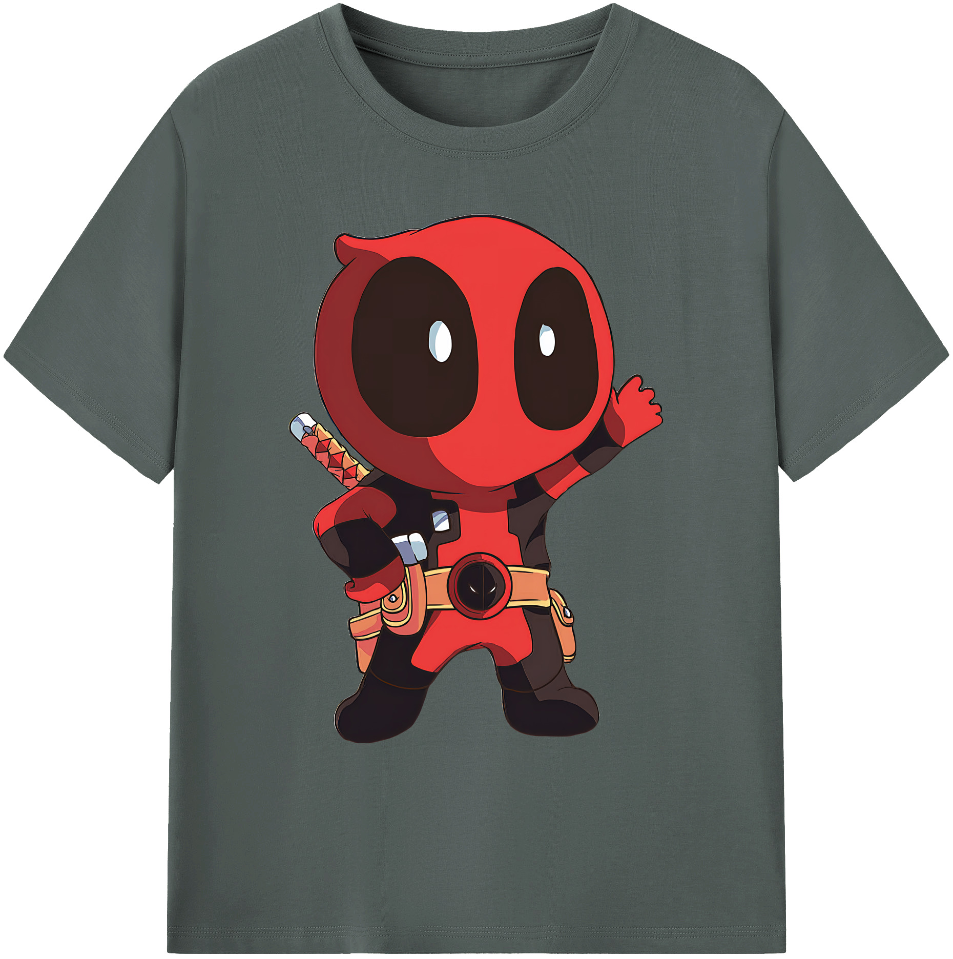 （画像用） Deadpool デッドプール 綿100％ メンズ半袖Tシャツ｜肌触りやわらか＆通気性